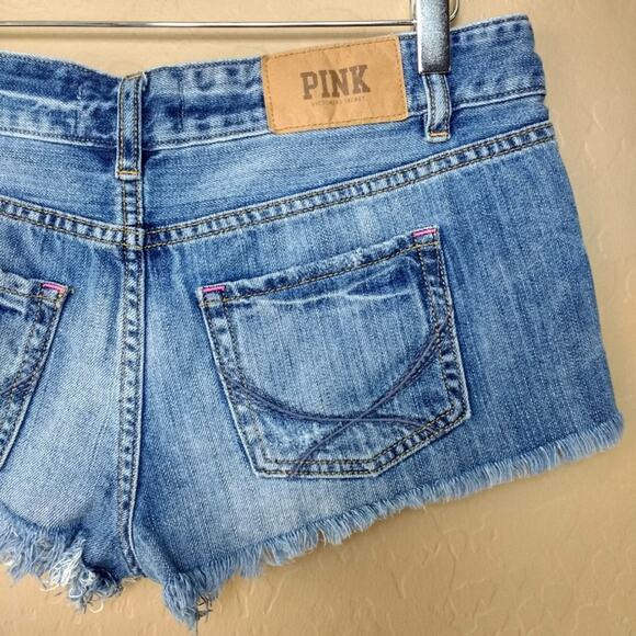 PINK Victoria's Secret Distressed Cut Off Shorts - Picture 7 of 9